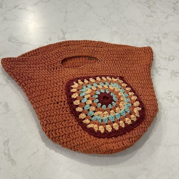 Momo for Free People Pink Crochet Cali Clutch Bag - Picture 15 of 15